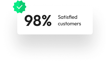 Satisfied Customers Percentages